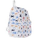 Cute airplanes planes Foldable Lightweight Backpack View3