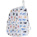 Cute airplanes planes Foldable Lightweight Backpack View4