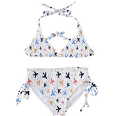 Cute airplanes planes Kids  Classic Bikini Set