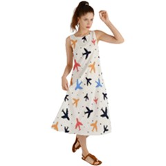 Cute airplanes planes Summer Maxi Dress