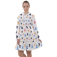 Cute airplanes planes All Frills Dress