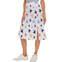 Cute airplanes planes Midi Panel Skirt View2