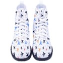 Cute airplanes planes Kid s High-Top Canvas Sneakers View1