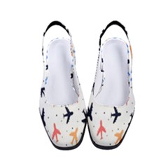 Cute airplanes planes Women s Classic Slingback Heels