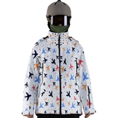 Cute Airplanes Planes Men s Zip Ski And Snowboard Waterproof Breathable Jacket by ConteMonfrey