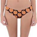 Black And Orange Pumpkin Reversible Hipster Bikini Bottoms View1