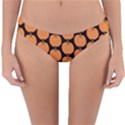 Black And Orange Pumpkin Reversible Hipster Bikini Bottoms View3