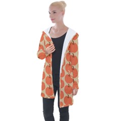 Cute Pumpkin Longline Hooded Cardigan by ConteMonfrey