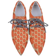 Cute Pumpkin Pointed Oxford Shoes by ConteMonfrey