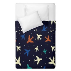 Blue Sky Airplanes Planes Duvet Cover Double Side (single Size) by ConteMonfrey