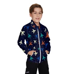 Blue Sky Airplanes Planes Kids  Windbreaker