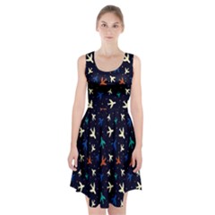 Blue Sky Airplanes Planes Racerback Midi Dress by ConteMonfrey