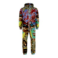 Carnival Mask - Venetian Mask - Italy Vintage Hooded Jumpsuit (kids)