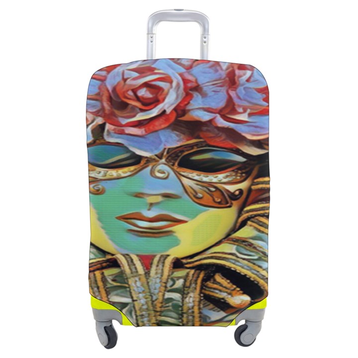 Carnival Mask - Venetian Mask - Italy Vintage Luggage Cover (Medium)