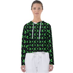 Green Neon Dinos Women s Slouchy Sweat