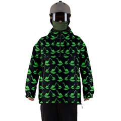 Green Neon Dinos Men s Ski And Snowboard Waterproof Breathable Jacket by ConteMonfrey