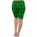 Dinos on a green background Cropped Leggings  View4