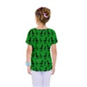 Dinos on a green background Kids  One Piece T-Shirt View2