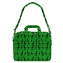 Dinos on a green background MacBook Pro 13  Shoulder Laptop Bag  View2