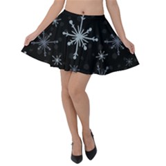 The Most Beautiful Stars Velvet Skater Skirt