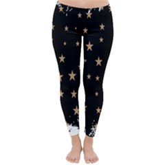 Little Stars Pattern Classic Winter Leggings