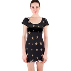 Little Stars Pattern Short Sleeve Bodycon Dress by ConteMonfrey