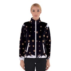 Little Stars Pattern Women s Bomber Jacket