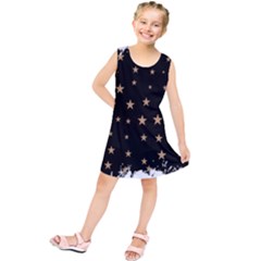 Little Stars Pattern Kids  Tunic Dress by ConteMonfrey