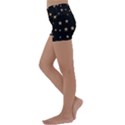 Little Stars Pattern Kids  Lightweight Velour Yoga Shorts View2