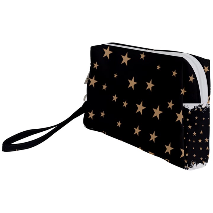 Little Stars Pattern Wristlet Pouch Bag (Small)