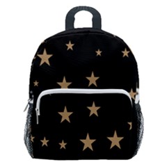 Little Stars Pattern Kids  Age 5-10 Lightweight School Backpack With Side Pockets