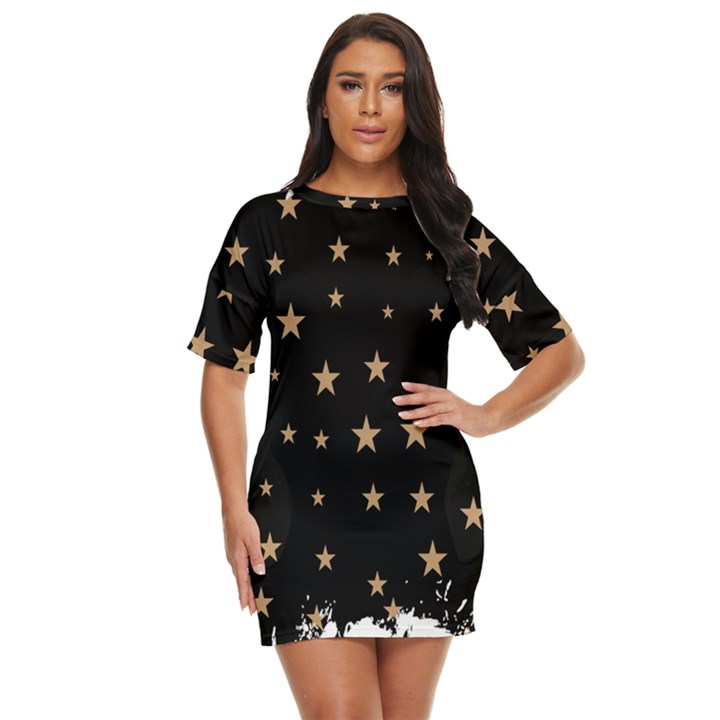 Little Stars Pattern Just Threw It On Dress