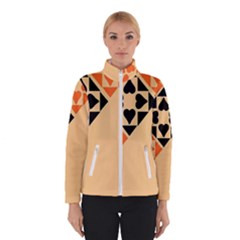 Aesthetic Hearts Women s Bomber Jacket