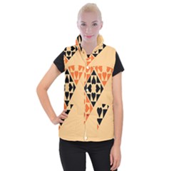 Aesthetic Hearts Women s Button Up Vest