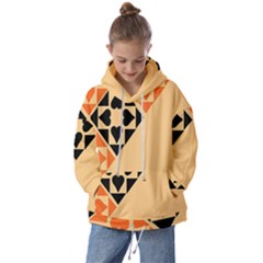 Aesthetic Hearts Kids  Oversized Hoodie