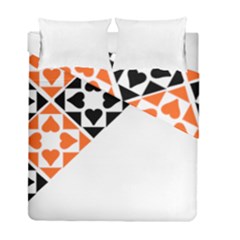 Aesthetic Hearts Duvet Cover Double Side (full/ Double Size) by ConteMonfrey