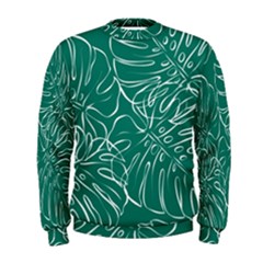 Tropical Green Monstera  Men s Sweatshirt