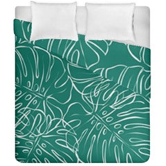 Tropical Green Monstera  Duvet Cover Double Side (california King Size) by ConteMonfrey