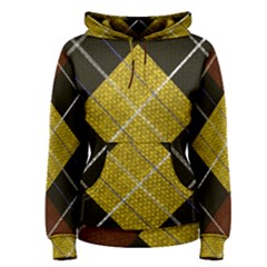 Yellow Plaid Women s Pullover Hoodie