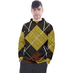 Yellow Plaid Men s Pullover Hoodie