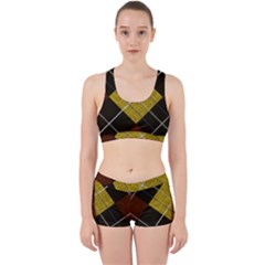 Yellow Plaid Work It Out Gym Set