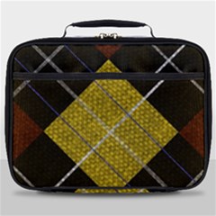 Yellow Plaid Full Print Lunch Bag by ConteMonfrey