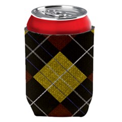 Yellow Plaid Can Holder