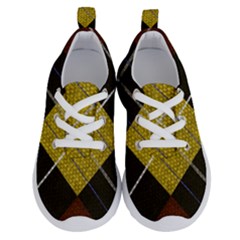 Yellow Plaid Running Shoes by ConteMonfrey