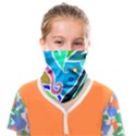 Crazy Pop Art - Doodle Hearts  Face Covering Bandana (Kids) View1