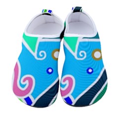 Crazy Pop Art - Doodle Hearts  Women s Sock-style Water Shoes by ConteMonfrey