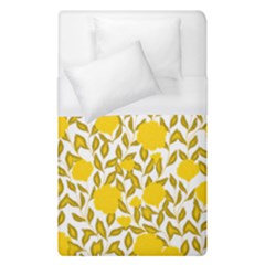 Yellow Flowers Roses On The Wall Lemons Duvet Cover (single Size) by ConteMonfrey