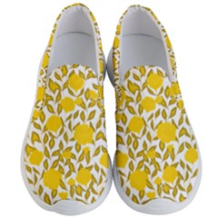 Yellow Flowers Roses On The Wall Lemons Men s Lightweight Slip Ons by ConteMonfrey