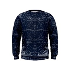 Astronomie Astrologie Vintage  Kids  Sweatshirt