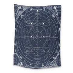 Astronomie Astrologie Vintage  Medium Tapestry